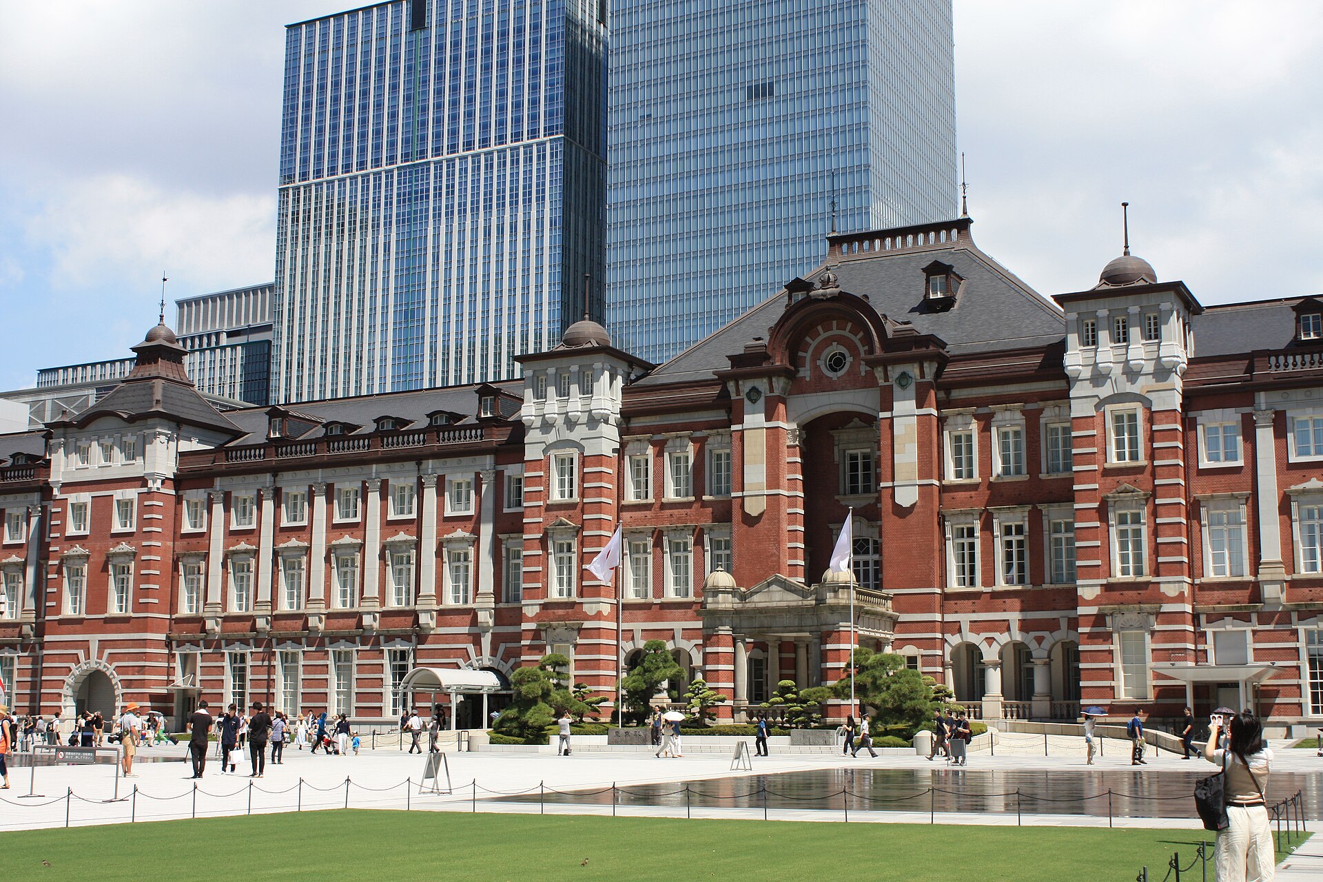 Tokyo Station Marunouchi building in daytime